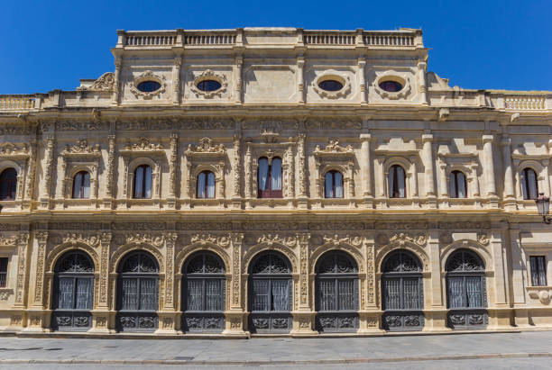 istock Facade of the town hall at the Plaza San Francisco in Sevilla 1252257135