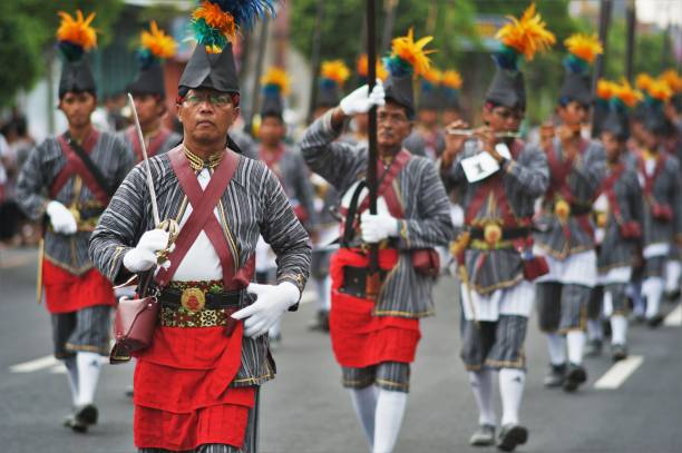 문화 행진 - yogyakarta 뉴스 사진 이미지