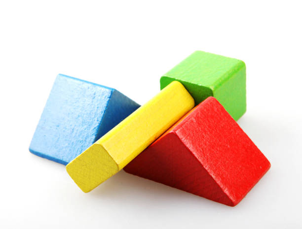 istock Studio Shot Of Colorful Toy Blocks Against White Background 1252269921