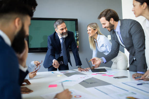 istock Business people working discussing as a team at the office 1252286743