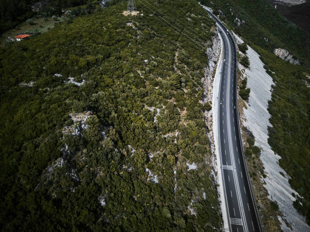istock winding mountain roads, Mugla 1252291454
