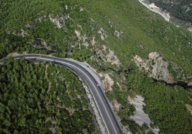 istock winding mountain roads, Mugla 1252291500