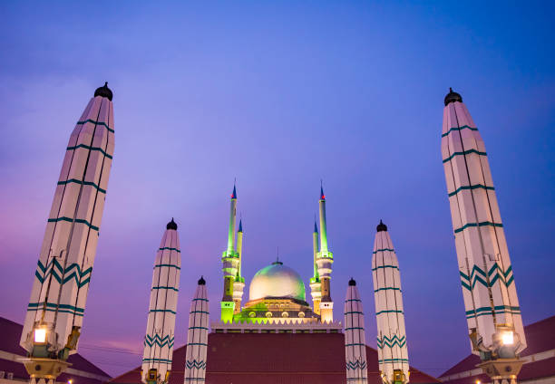istock The exterior of Great Mosque of Central Java at sunset. 1252292953