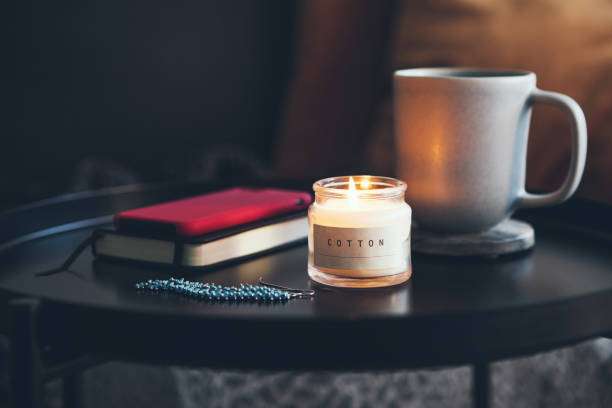 istock Resting after work drinking tea, offline, relaxing at home. 1252297347