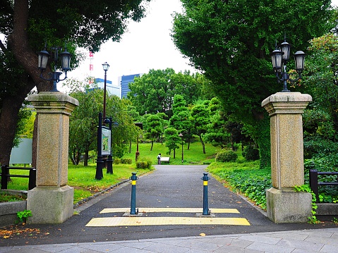 entrance of Hibiya park Tokyo,Japan