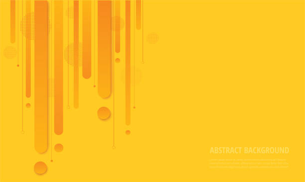 ilustrações de stock, clip art, desenhos animados e ícones de modern yellow gradient trendy background vector illustration eps10 - orange background