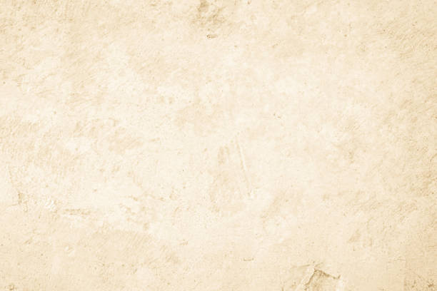 istock Cream concreted wall for interiors or outdoor exposed surface po 1252321617