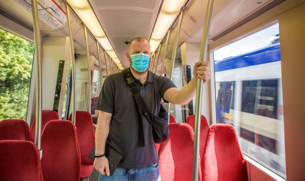 istock A male worker on a european train during virus outbreak 1252347057