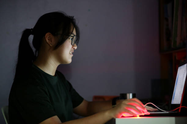 istock Teenage Girl with Technology 1252373888