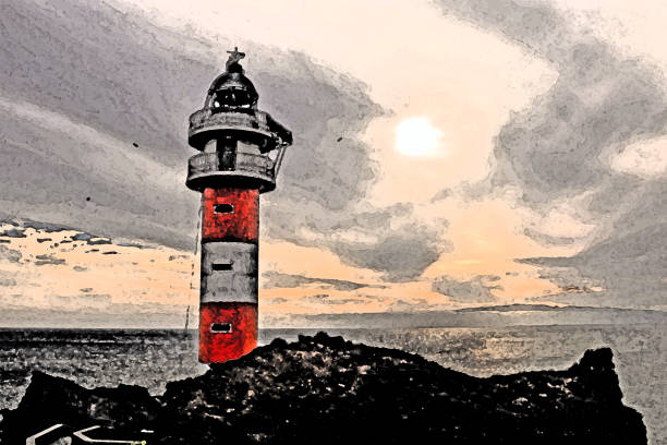 istock Illustration of Ocean Coast's View 1252379942