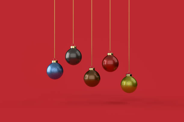 istock 3D christmas postcard wallpaper .Merry Christmas concept . 3D illustration. 3d rendering 1252387005