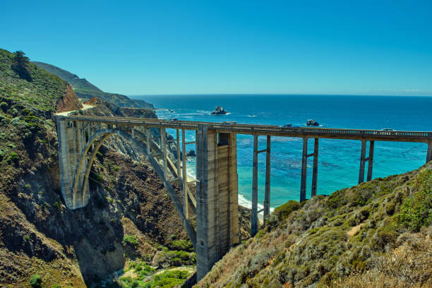 istock Bixby Bridge,  on the Pacific Coast. Scenic California Highway 1 1252392219