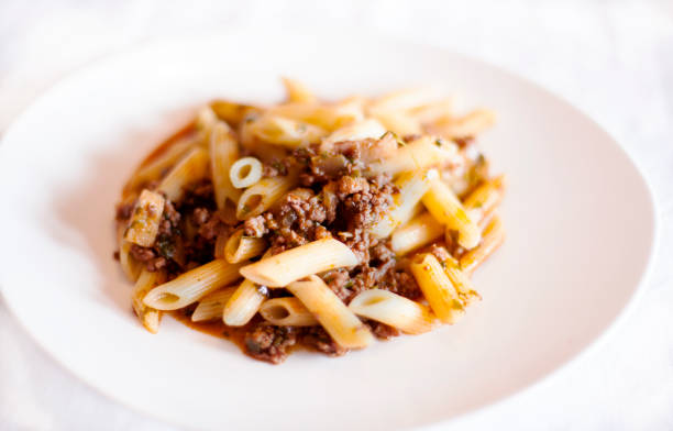 istock pasta with bolognese sauce. 1252394793