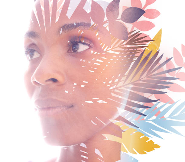 istock A portrait combined with a digital illustration 1252398825