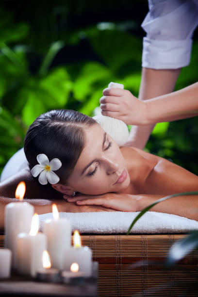 massage-stempel - massage stamps stock-fotos und bilder