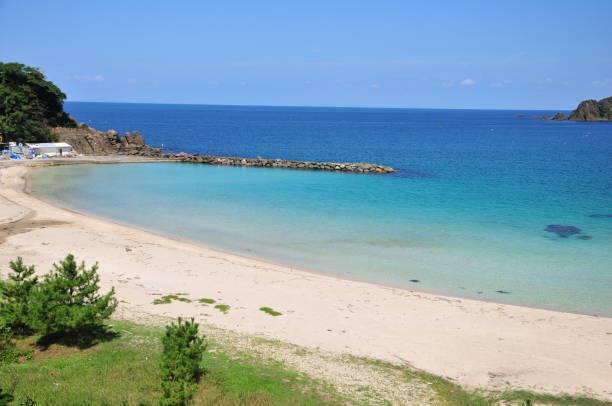istock Scenic beach in the Japanese countryside 1252407438