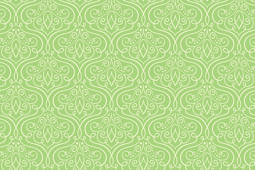 Wedding Pattern Line Single Line Wedding Seamless Pattern Stock Illustration - Download ...