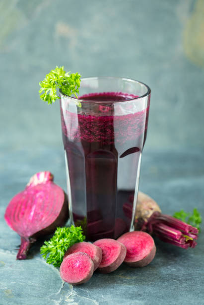 istock Fresh and healthy beetroot  juice,  good for the hart and blood pressure 1252413708
