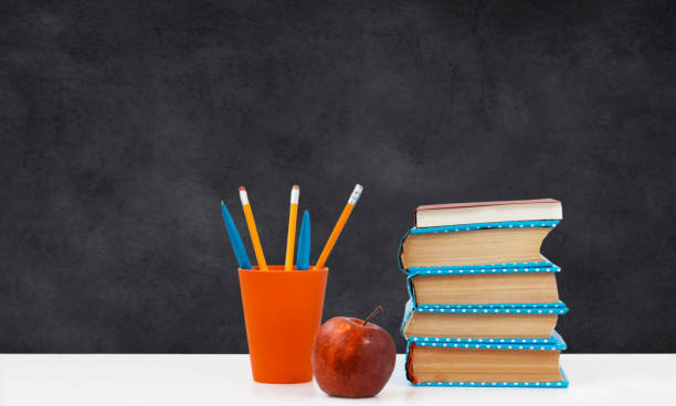 istock Back to school, pile of books 1252415991