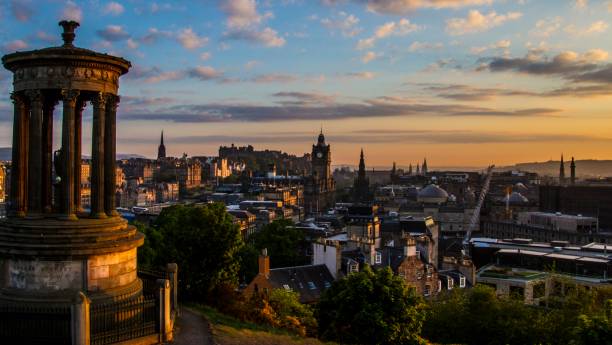 istock Edinburgh Sunset As Seen From Calton Hill. 1252418695