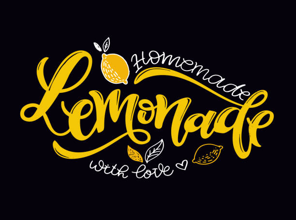 istock Motivation hand drawn doodle lettering quote about lemonade. Summer homemade lemonade label art. Template design for banner, poster, t-shirt design. 1252419730