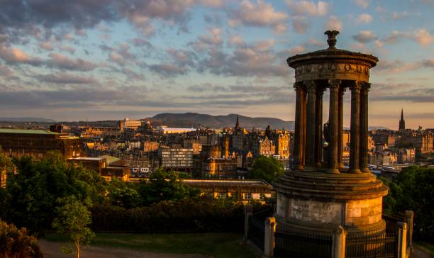 istock Sunset Over Arthur's Set: Edinburgh, Scotland. 1252420298