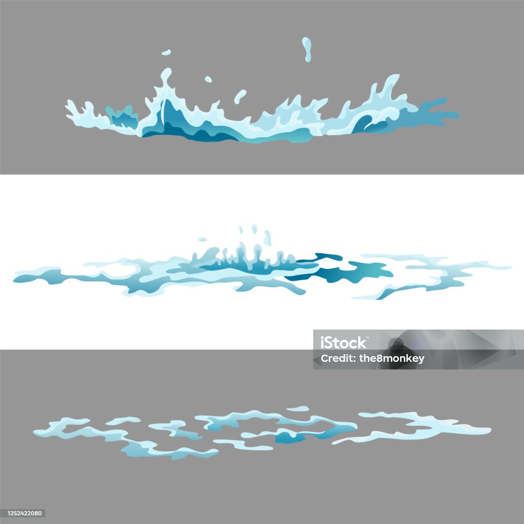 Element Water Splashes Animation Vector Frame Set For Game Animation  Dripping Water Special Effect Fx Animation Frames Sprite Sheet Stock  Illustration - Download Image Now - iStock