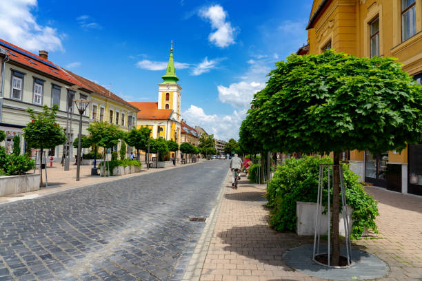 istock beautiful Balassagyarmat main square in Hungary 1252422825