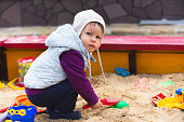 Boy in sandbox