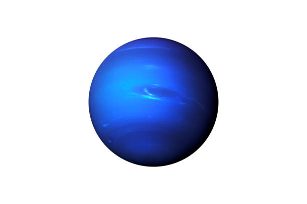 Planet Neptune in space stock photo