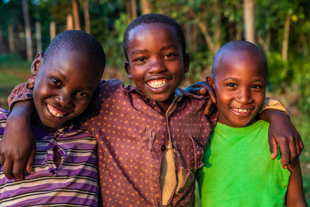 istock Three African young boys, Kenya, East Africa 1252458678