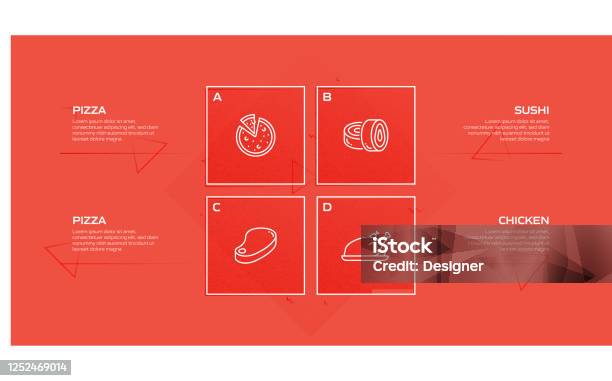 Food Process Graphic Restaurant Food And Drink Related Process Infographic Template Process ...