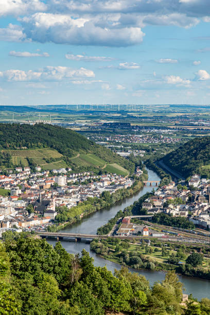 istock view to river Rhine and River Nahe at Ruedesheim 1252473696