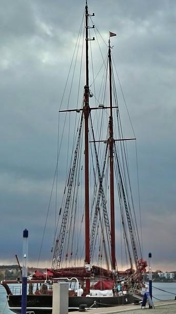 istock Sailing boat in Wismar 1252475600
