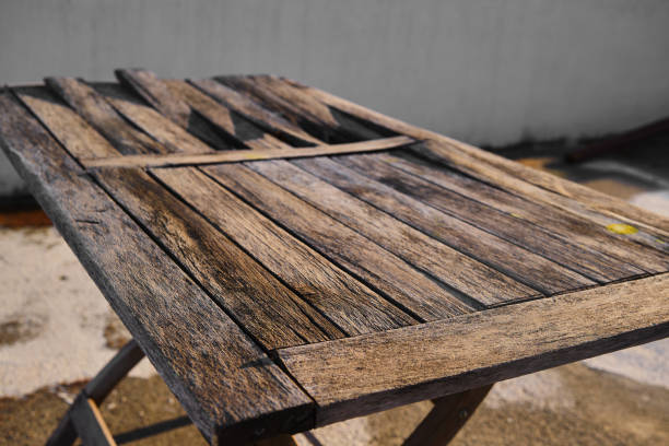 istock Crushed, church, broken wood table 1252476891