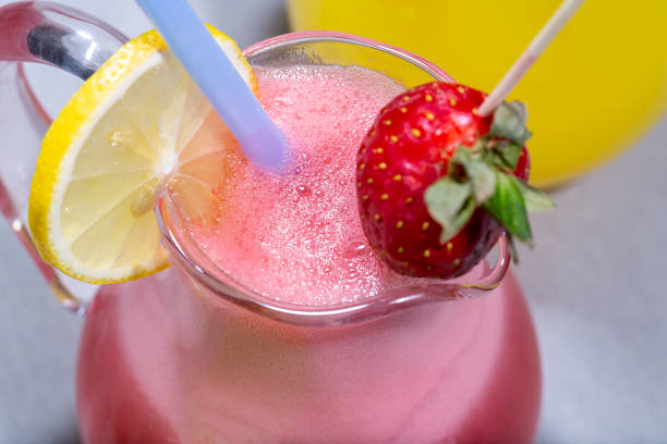 Strawberry Juice with Lemon