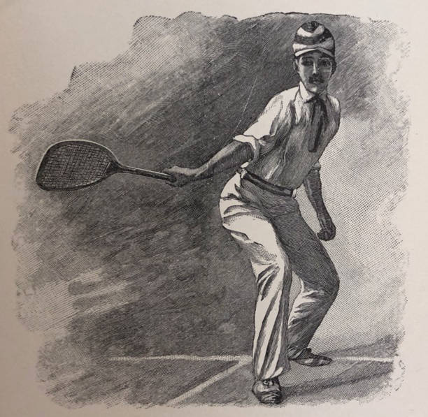 istock Athletic Sports - Man playing tennis 1252484586