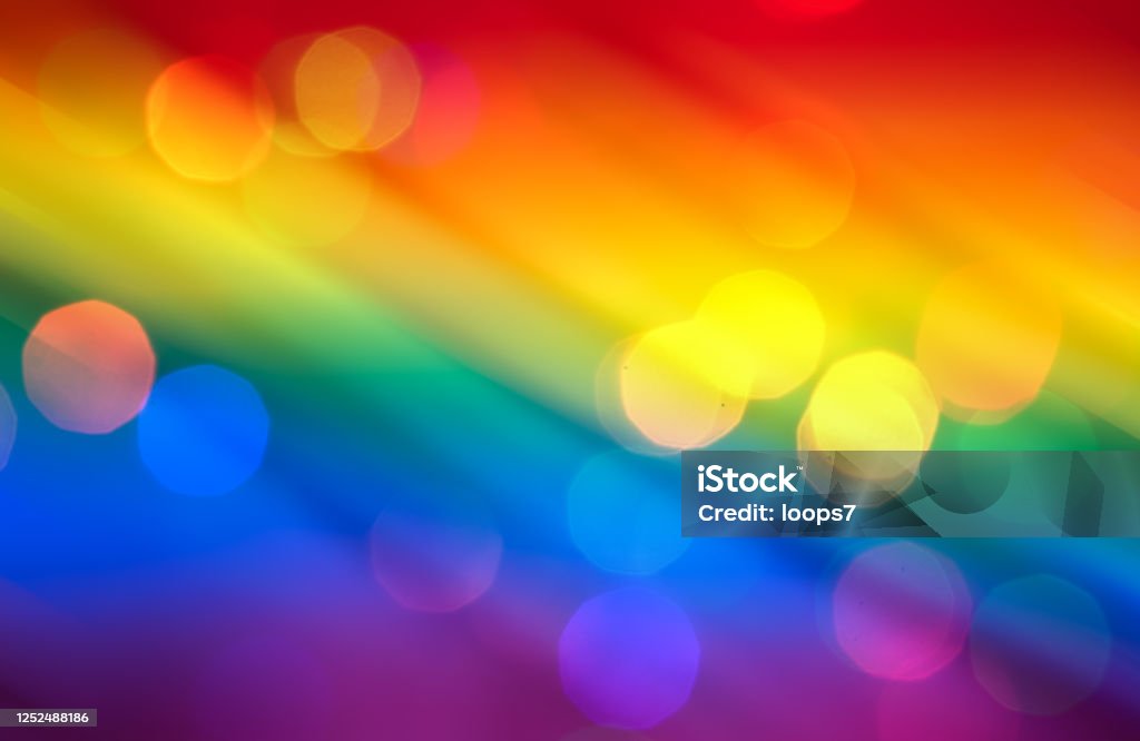 Rainbow Colorful Background Colorful Background Rainbow Stock Photo