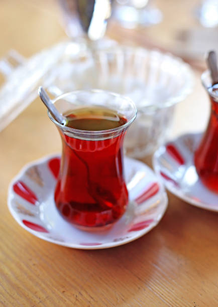 istock traditional turkish tea on the table 1252492805