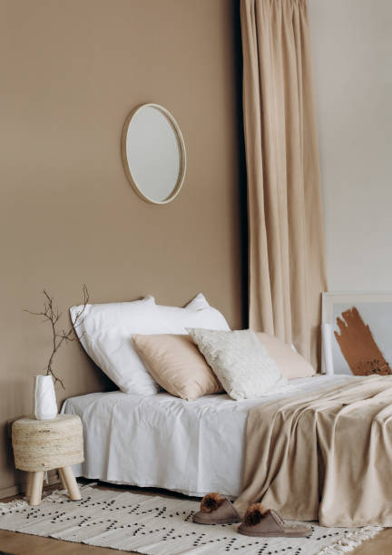 istock interior bedroom bed slippers relax comfortable apartment 1252496933