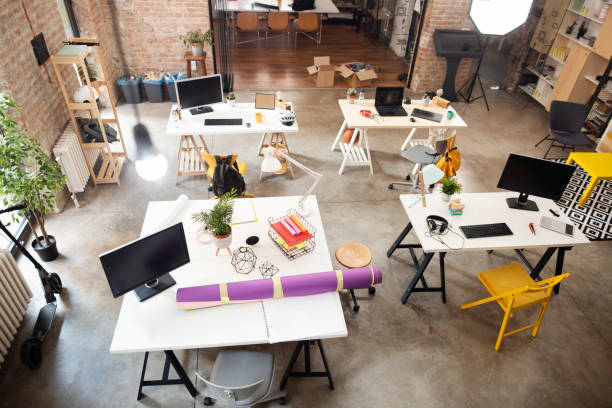 istock High angle shot of an empty office 1252496952