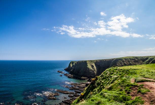 istock Cliffs Of The North Sea: Scotland. 1252498345