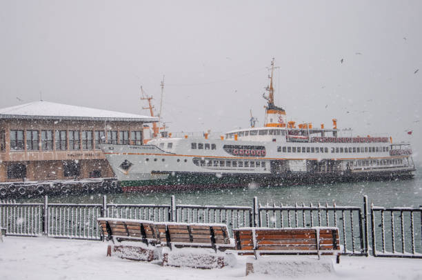 traghetti tradizionali city lines, uno dei simboli di istanbul - nave passeggeri foto e immagini stock