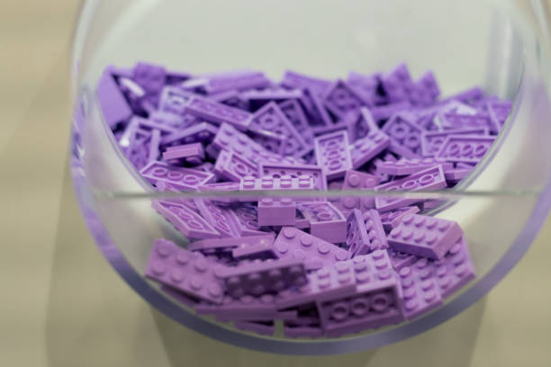 istock Pink puzzles to create cartoon toys 1252568221