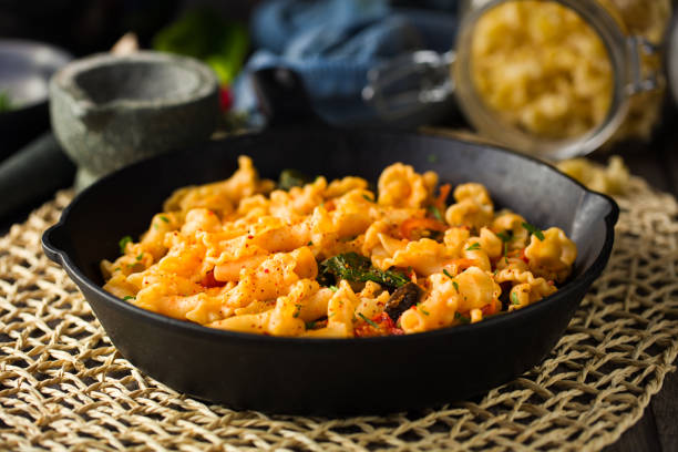 istock Healthy Vegan gigli pasta dish 1252581953