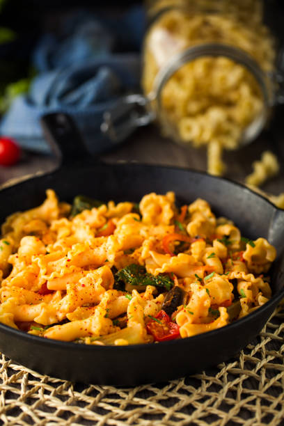 istock Healthy Vegan gigli pasta dish 1252582466