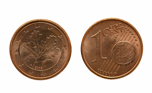 One Euro Cent Coin