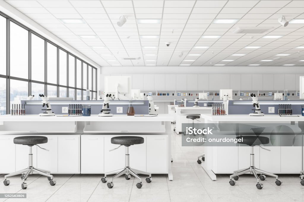 High Tech Laboratory Laboratory Stock Photo