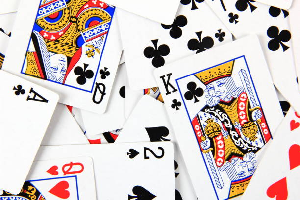 istock Playing cards background, gambling concepts 1252584385
