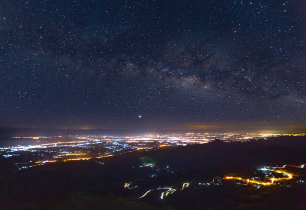 istock Milky Way galaxy on Phu Thap Boek 1252591926